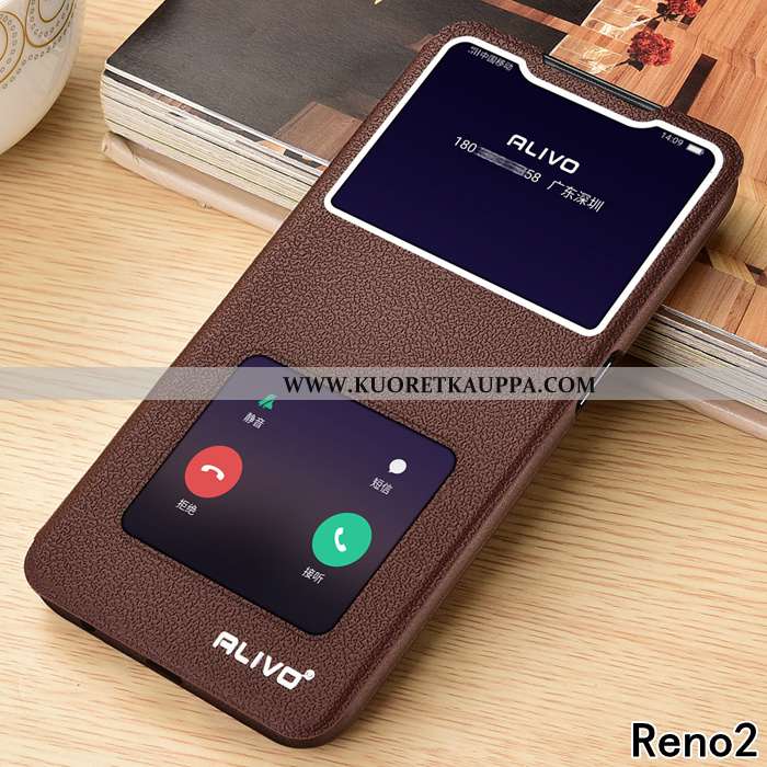 Kuori Oppo Reno2, Kuoret Oppo Reno2, Kotelo Oppo Reno2 Silikoni Suojaus All Inclusive Puhelimen Nahk