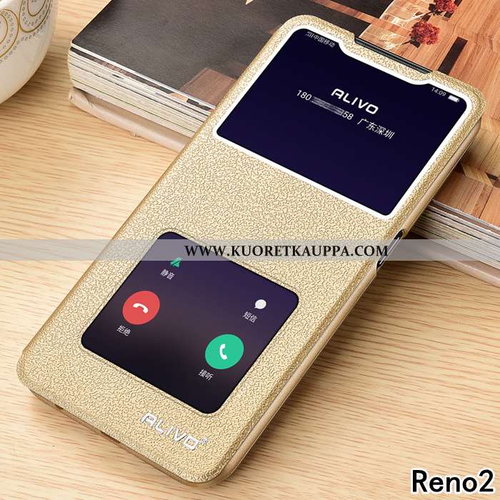 Kuori Oppo Reno2, Kuoret Oppo Reno2, Kotelo Oppo Reno2 Silikoni Suojaus All Inclusive Puhelimen Nahk