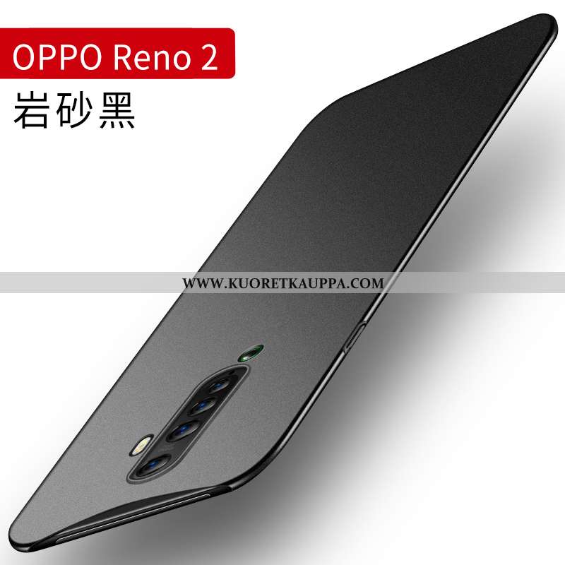 Kuori Oppo Reno2, Kuoret Oppo Reno2, Kotelo Oppo Reno2 Suojaus Pesty Suede Kova Silikoni Harmaa