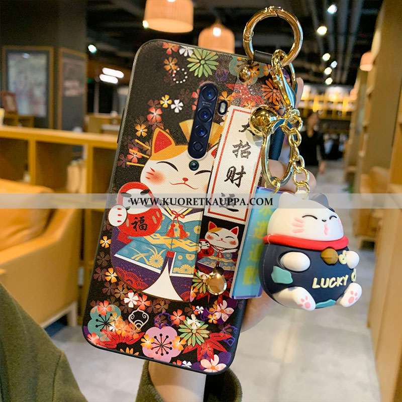 Kuori Oppo Reno2, Kuoret Oppo Reno2, Kotelo Oppo Reno2 Suojaus Ripustettavat Koristeet Punainen Pers