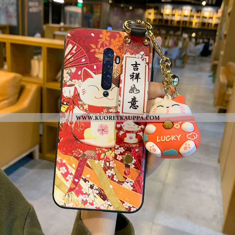 Kuori Oppo Reno2, Kuoret Oppo Reno2, Kotelo Oppo Reno2 Suojaus Ripustettavat Koristeet Punainen Pers