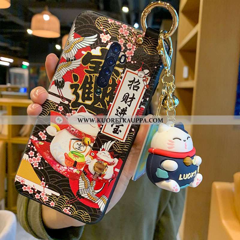 Kuori Oppo Reno2, Kuoret Oppo Reno2, Kotelo Oppo Reno2 Suojaus Ripustettavat Koristeet Punainen Pers