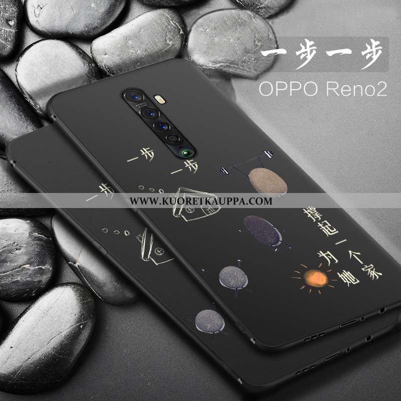 Kuori Oppo Reno2, Kuoret Oppo Reno2, Kotelo Oppo Reno2 Valo Silikoni Suojaus Puhelimen Mustat