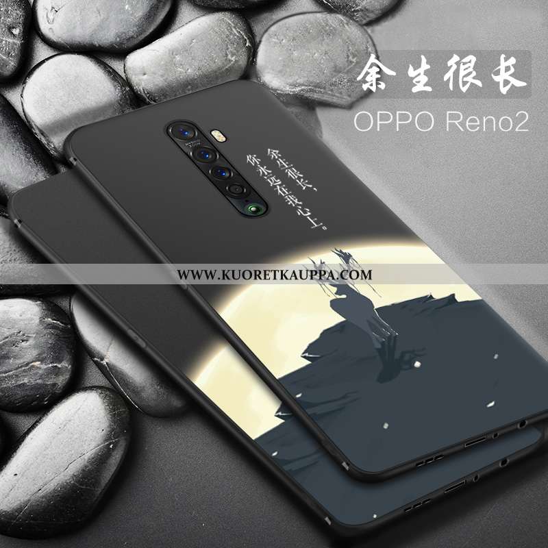 Kuori Oppo Reno2, Kuoret Oppo Reno2, Kotelo Oppo Reno2 Valo Silikoni Suojaus Puhelimen Mustat
