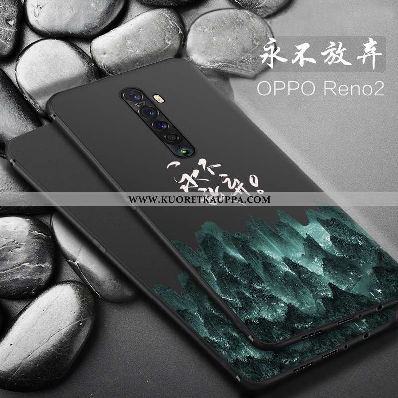 Kuori Oppo Reno2, Kuoret Oppo Reno2, Kotelo Oppo Reno2 Valo Silikoni Suojaus Puhelimen Mustat