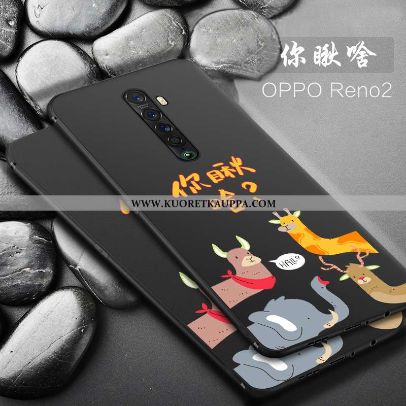 Kuori Oppo Reno2, Kuoret Oppo Reno2, Kotelo Oppo Reno2 Valo Silikoni Suojaus Puhelimen Mustat