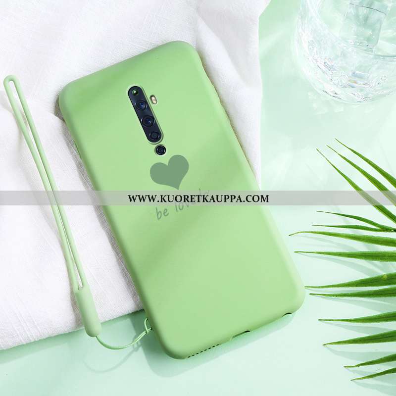 Kuori Oppo Reno2, Kuoret Oppo Reno2, Kotelo Oppo Reno2 Valo Silikonikuori Murtumaton Net Red Mustat