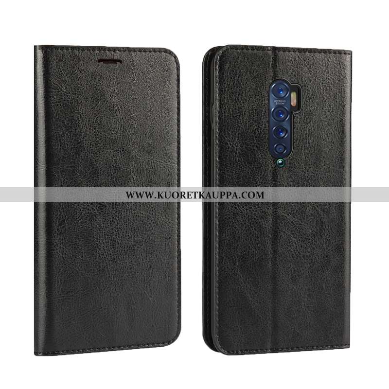 Kuori Oppo Reno2, Kuoret Oppo Reno2, Kotelo Oppo Reno2 Ylellisyys Aito Nahka Suojaus Nahka Puhelimen