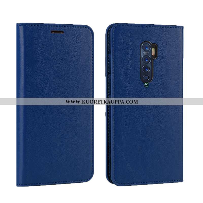 Kuori Oppo Reno2, Kuoret Oppo Reno2, Kotelo Oppo Reno2 Ylellisyys Aito Nahka Suojaus Nahka Puhelimen