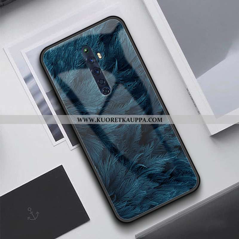 Kuori Oppo Reno2 Z, Kuoret Oppo Reno2 Z, Kotelo Oppo Reno2 Z Lasi Suuntaus Rakastunut Puhelimen Must