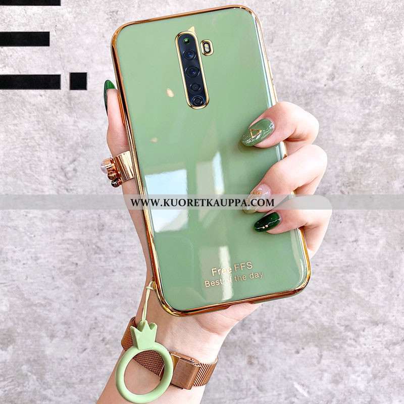 Kuori Oppo Reno2 Z, Kuoret Oppo Reno2 Z, Kotelo Oppo Reno2 Z Pehmeä Neste Silikoni Luova Vihreä Tila