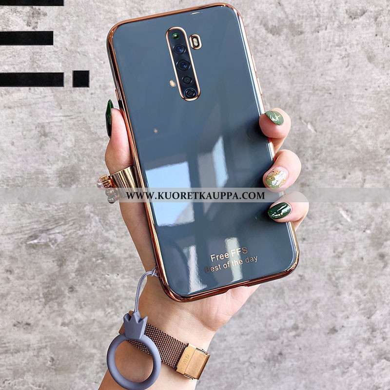 Kuori Oppo Reno2 Z, Kuoret Oppo Reno2 Z, Kotelo Oppo Reno2 Z Pehmeä Neste Silikoni Luova Vihreä Tila