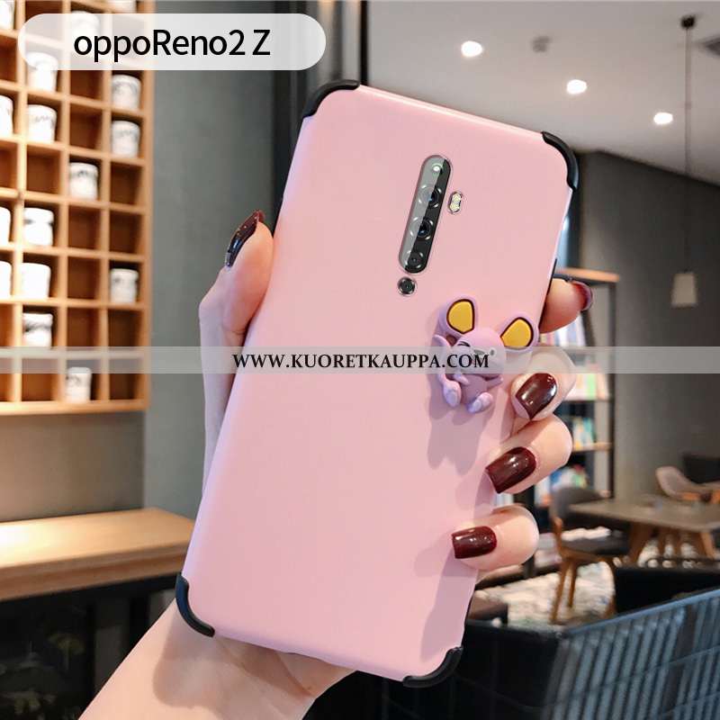 Kuori Oppo Reno2 Z, Kuoret Oppo Reno2 Z, Kotelo Oppo Reno2 Z Sarjakuva Ihana Ulotteinen Pesty Suede 