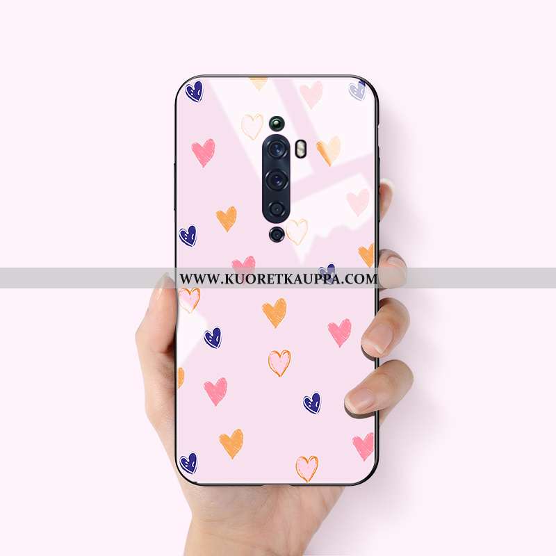 Kuori Oppo Reno2 Z, Kuoret Oppo Reno2 Z, Kotelo Oppo Reno2 Z Silikoni Suojaus Luova Jauhe Pinkki