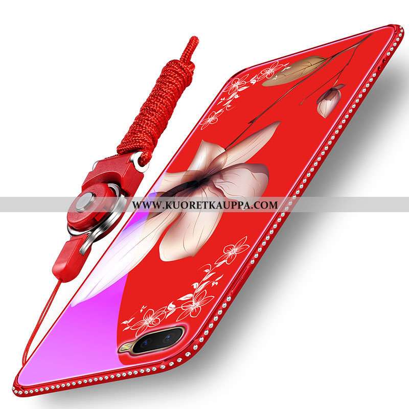 Kuori Oppo Rx17 Neo, Kuoret Oppo Rx17 Neo, Kotelo Oppo Rx17 Neo Silikoni Suojaus Punainen