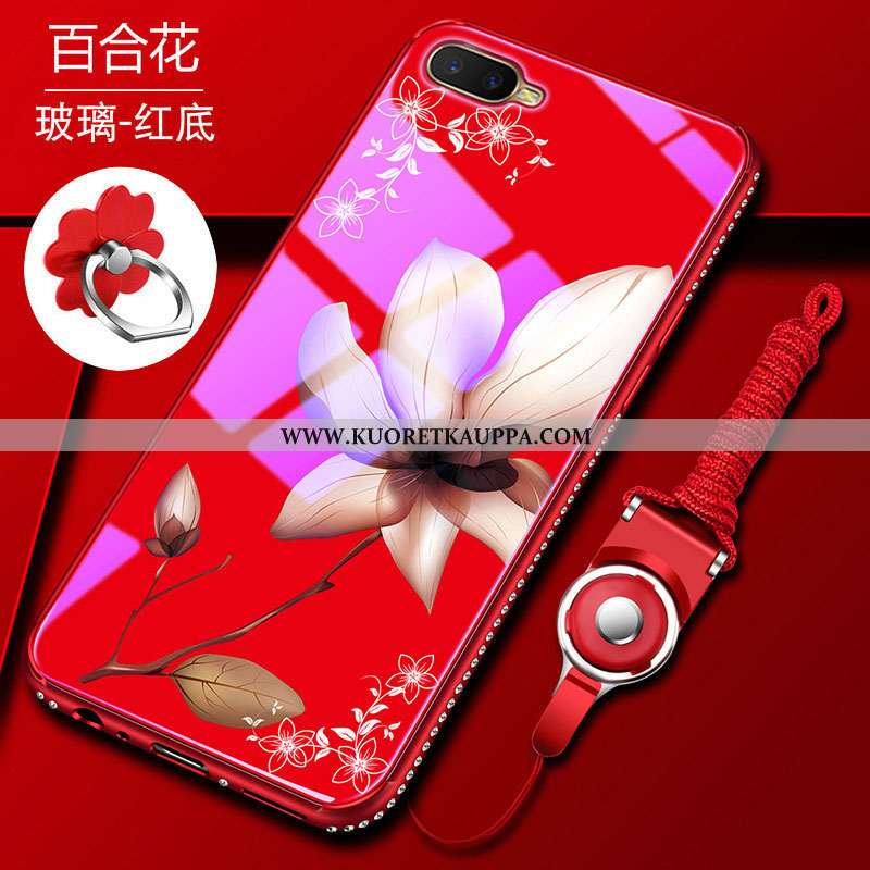 Kuori Oppo Rx17 Neo, Kuoret Oppo Rx17 Neo, Kotelo Oppo Rx17 Neo Silikoni Suojaus Punainen