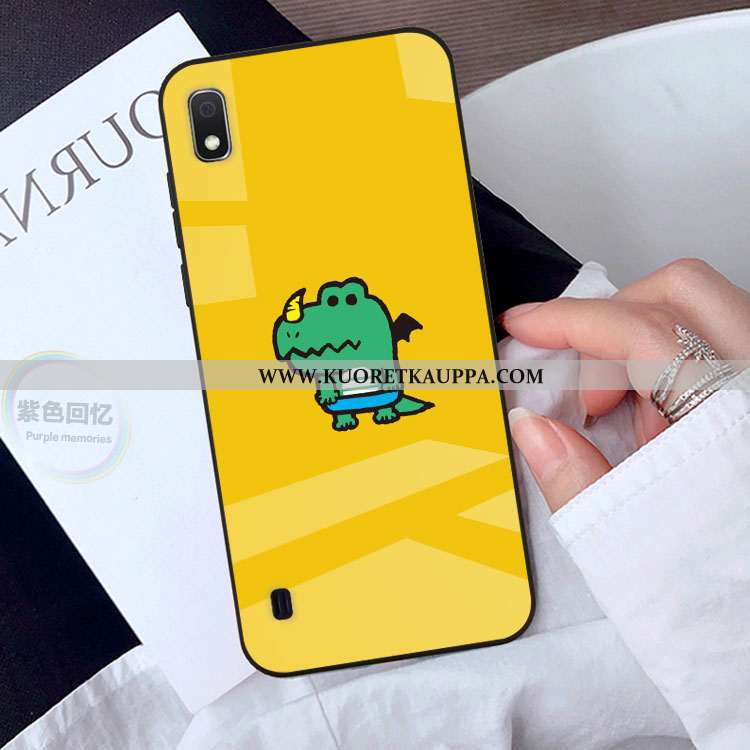 Kuori Samsung Galaxy A10, Kuoret Samsung Galaxy A10, Kotelo Samsung Galaxy A10 Ihana Lasi Sarjakuva 