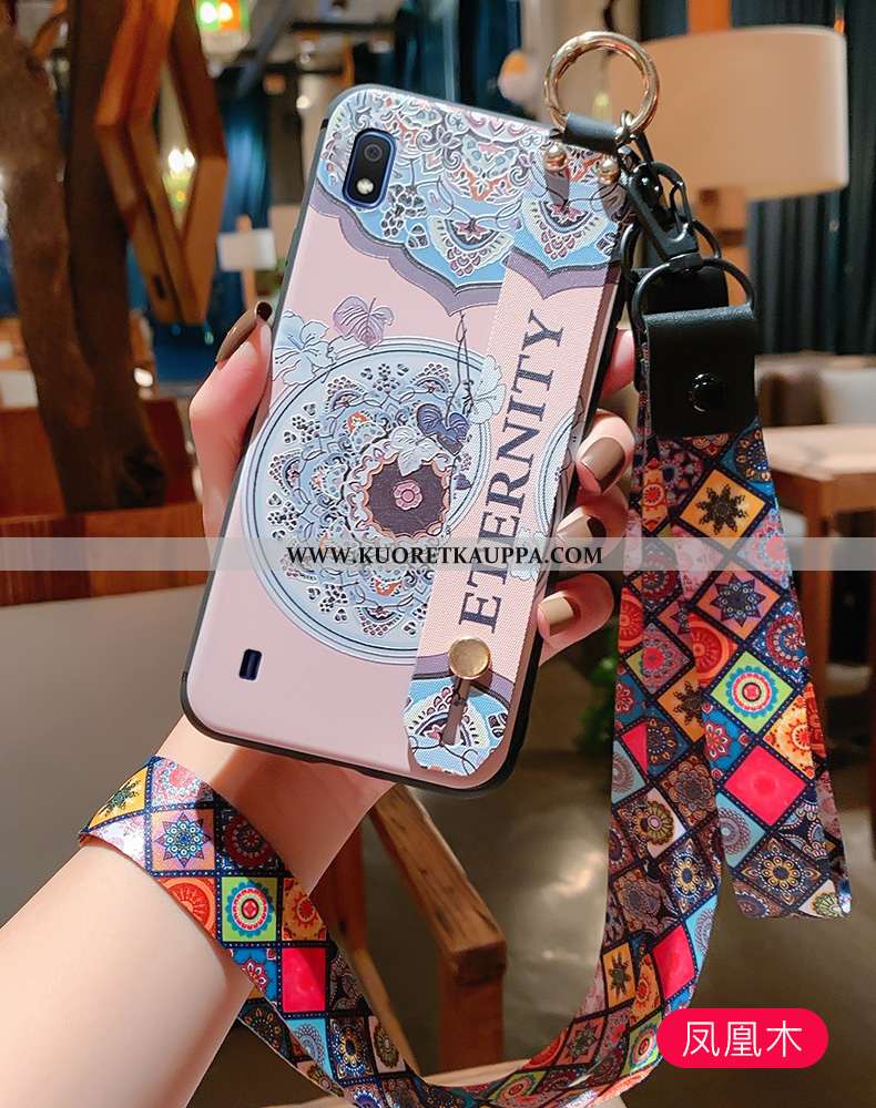 Kuori Samsung Galaxy A10, Kuoret Samsung Galaxy A10, Kotelo Samsung Galaxy A10 Kohokuviointi Ripuste