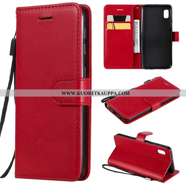 Kuori Samsung Galaxy A10, Kuoret Samsung Galaxy A10, Kotelo Samsung Galaxy A10 Nahkakuori Pehmeä Nes