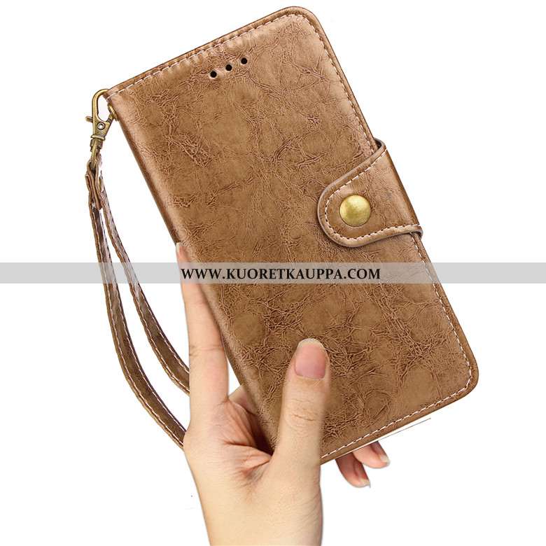 Kuori Samsung Galaxy A10, Kuoret Samsung Galaxy A10, Kotelo Samsung Galaxy A10 Nahkakuori Pehmeä Nes