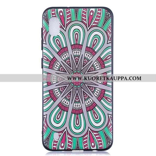 Kuori Samsung Galaxy A10, Kuoret Samsung Galaxy A10, Kotelo Samsung Galaxy A10 Pesty Suede Sarjakuva