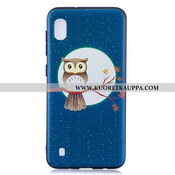 Kuori Samsung Galaxy A10, Kuoret Samsung Galaxy A10, Kotelo Samsung Galaxy A10 Pesty Suede Sarjakuva