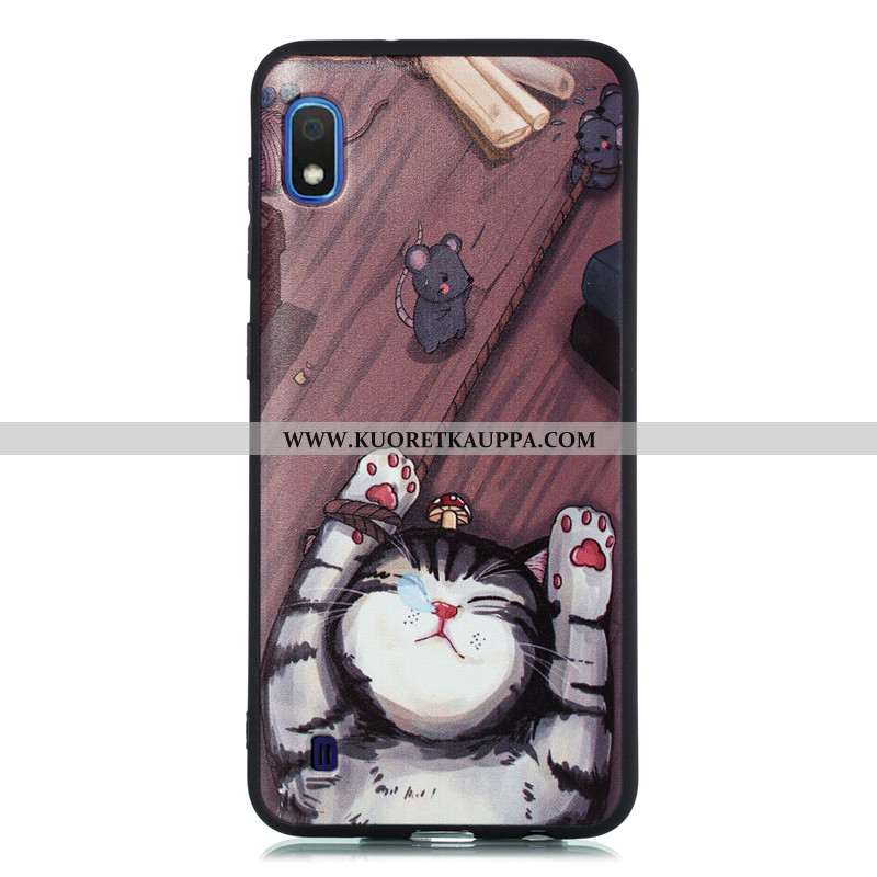 Kuori Samsung Galaxy A10, Kuoret Samsung Galaxy A10, Kotelo Samsung Galaxy A10 Sarjakuva Pehmeä Nest