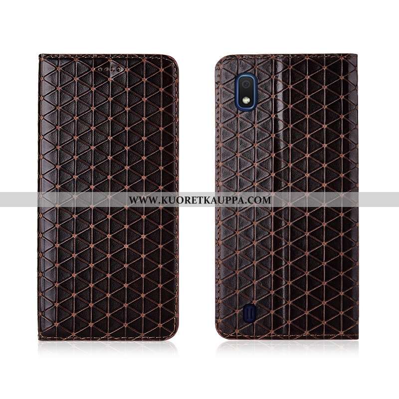 Kuori Samsung Galaxy A10, Kuoret Samsung Galaxy A10, Kotelo Samsung Galaxy A10 Suojaus Nahkakuori Si