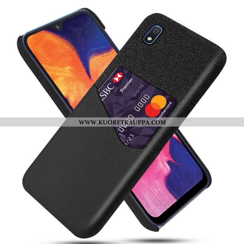 Kuori Samsung Galaxy A10, Kuoret Samsung Galaxy A10, Kotelo Samsung Galaxy A10 Suojaus Nahkakuori Tä