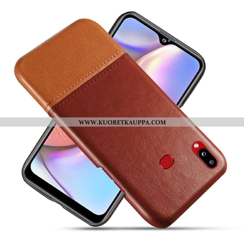 Kuori Samsung Galaxy A10s, Kuoret Samsung Galaxy A10s, Kotelo Samsung Galaxy A10s Nahka Tähti Liitos