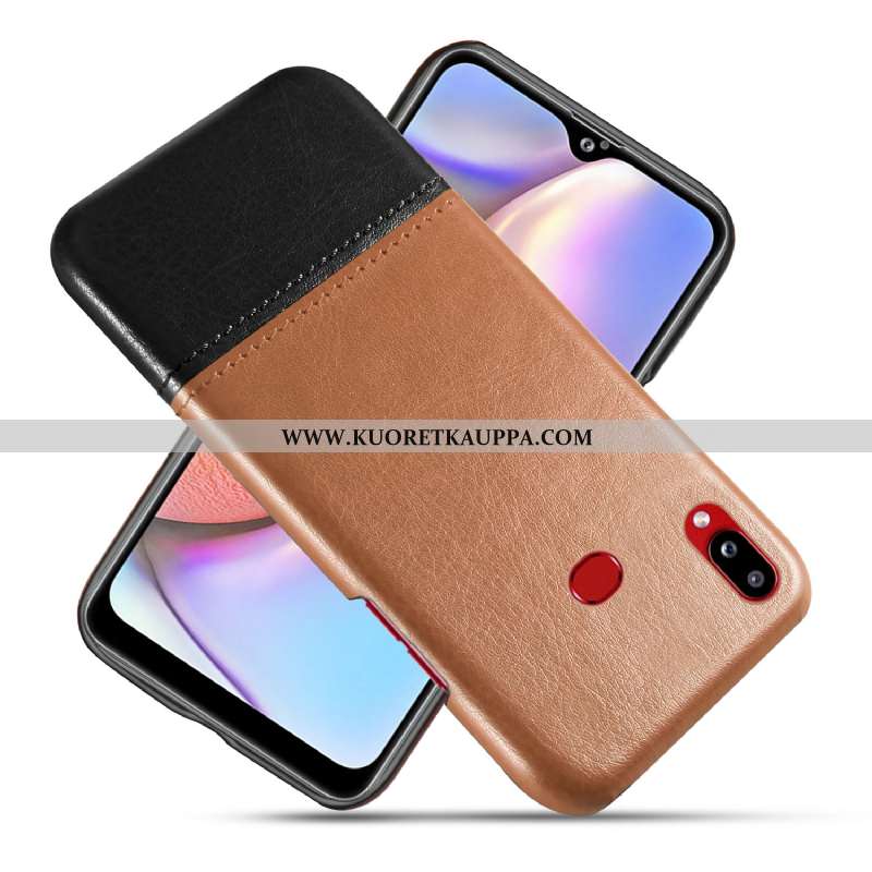 Kuori Samsung Galaxy A10s, Kuoret Samsung Galaxy A10s, Kotelo Samsung Galaxy A10s Nahka Tähti Liitos