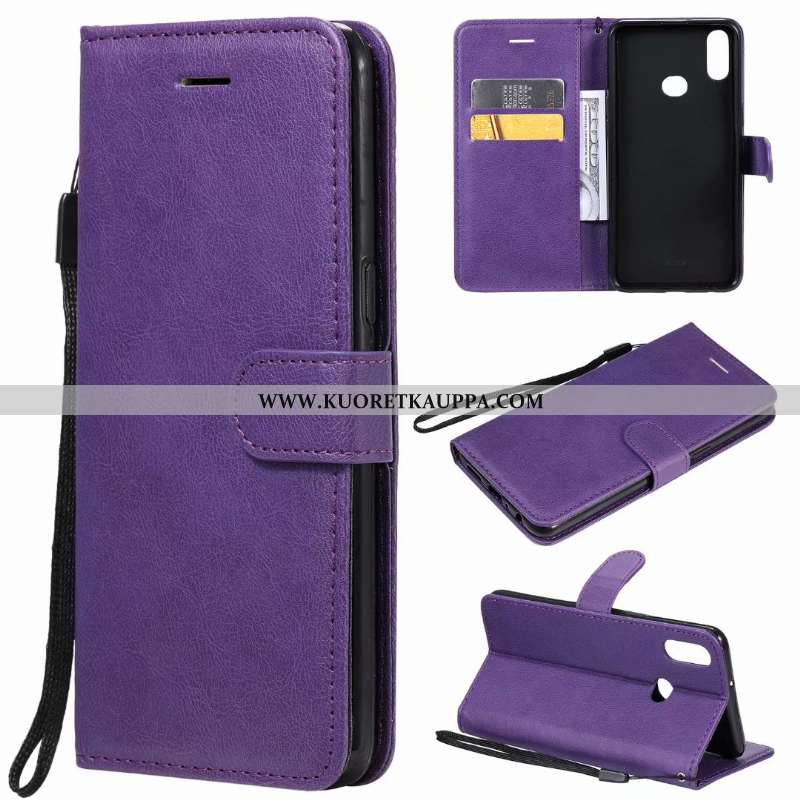 Kuori Samsung Galaxy A10s, Kuoret Samsung Galaxy A10s, Kotelo Samsung Galaxy A10s Nahkakuori Punaine