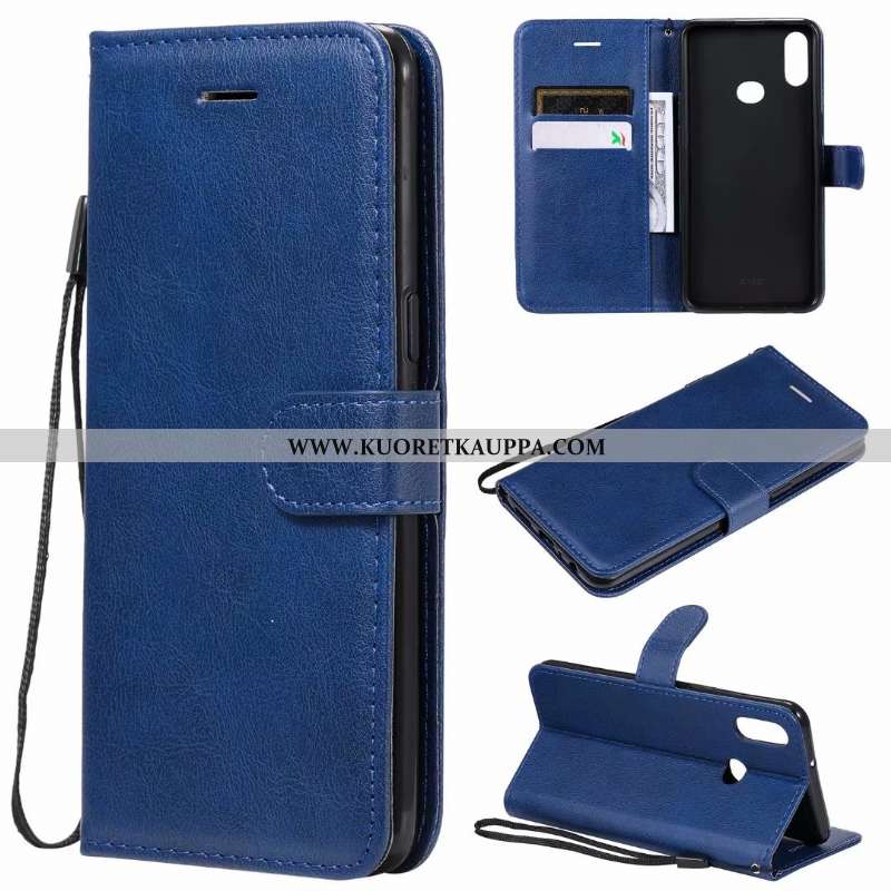 Kuori Samsung Galaxy A10s, Kuoret Samsung Galaxy A10s, Kotelo Samsung Galaxy A10s Nahkakuori Punaine