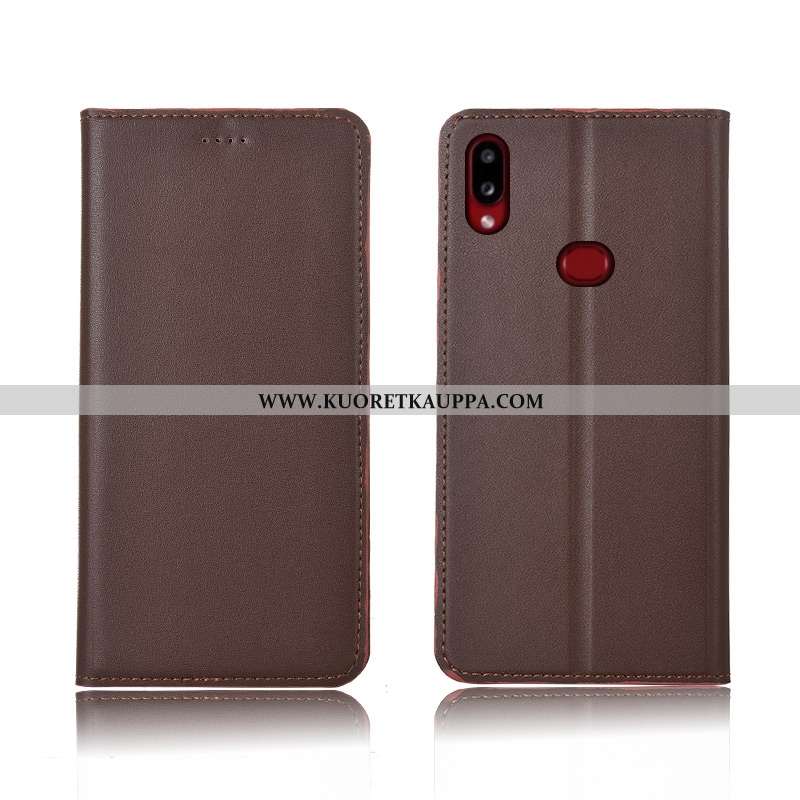 Kuori Samsung Galaxy A10s, Kuoret Samsung Galaxy A10s, Kotelo Samsung Galaxy A10s Suojaus Nahkakuori