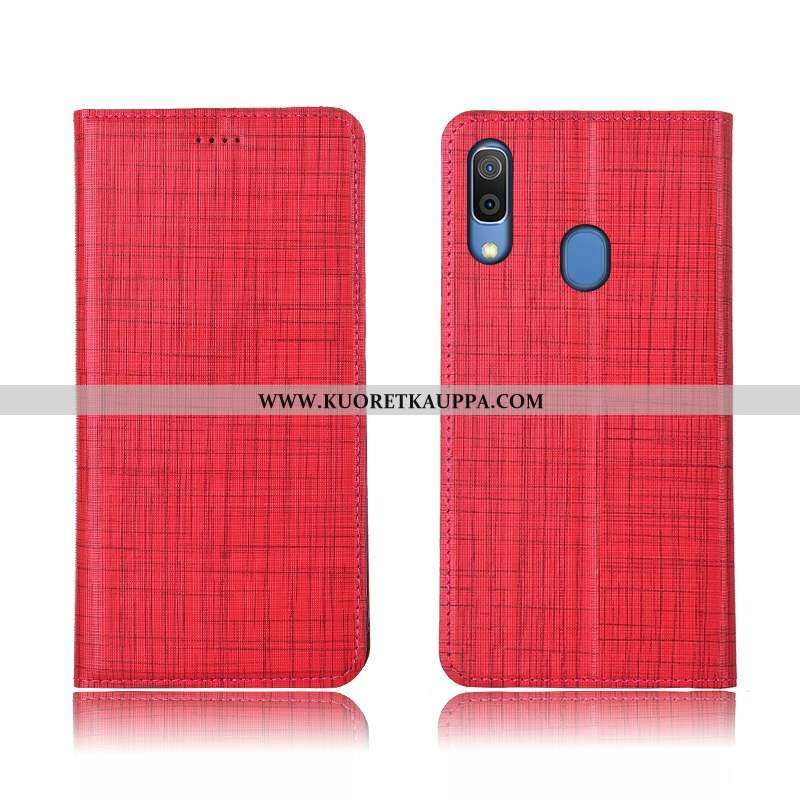 Kuori Samsung Galaxy A20e, Kuoret Samsung Galaxy A20e, Kotelo Samsung Galaxy A20e Aito Nahka Silikon