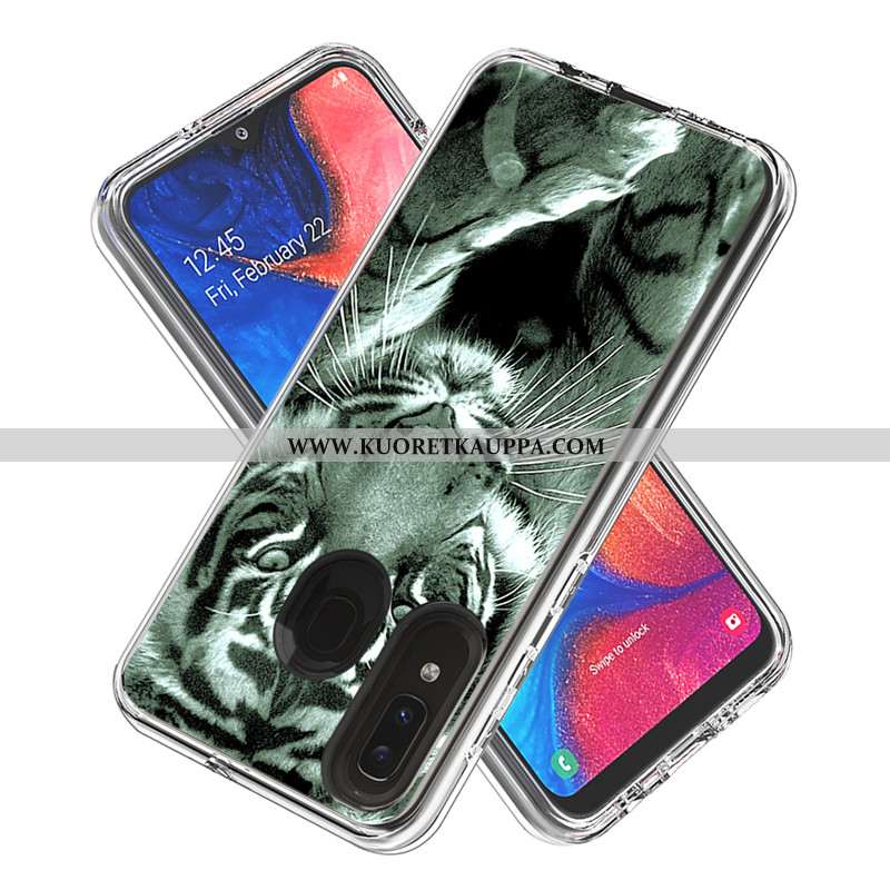 Kuori Samsung Galaxy A20e, Kuoret Samsung Galaxy A20e, Kotelo Samsung Galaxy A20e Sarjakuva Kortti T