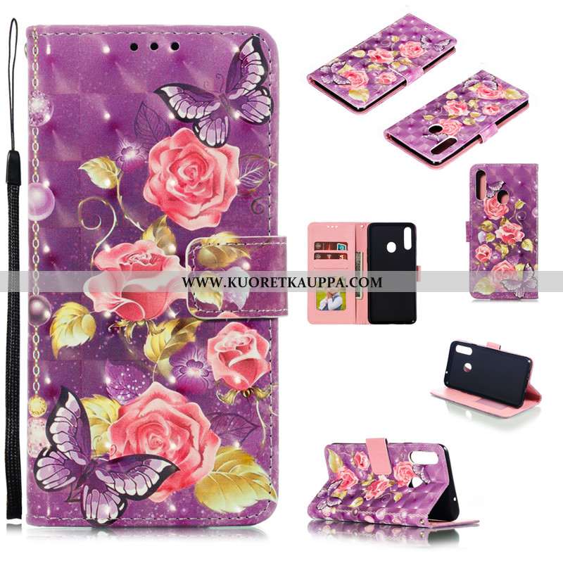 Kuori Samsung Galaxy A20s, Kuoret Samsung Galaxy A20s, Kotelo Samsung Galaxy A20s Nahkakuori Sarjaku