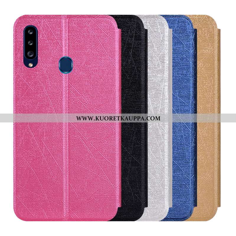 Kuori Samsung Galaxy A20s, Kuoret Samsung Galaxy A20s, Kotelo Samsung Galaxy A20s Nahkakuori Suojaus
