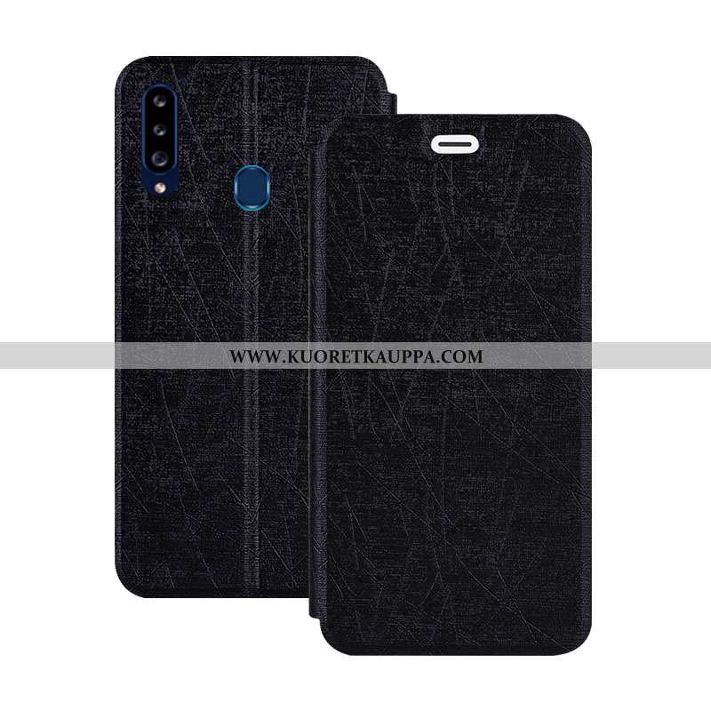 Kuori Samsung Galaxy A20s, Kuoret Samsung Galaxy A20s, Kotelo Samsung Galaxy A20s Nahkakuori Suojaus