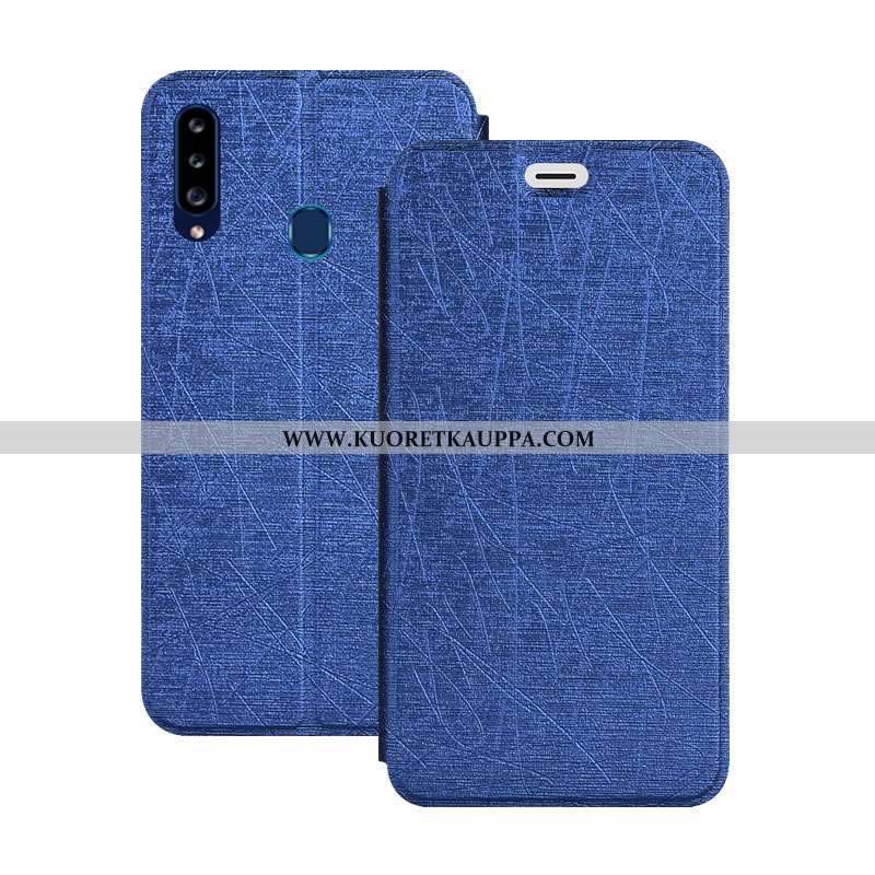 Kuori Samsung Galaxy A20s, Kuoret Samsung Galaxy A20s, Kotelo Samsung Galaxy A20s Nahkakuori Suojaus