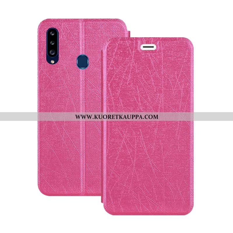 Kuori Samsung Galaxy A20s, Kuoret Samsung Galaxy A20s, Kotelo Samsung Galaxy A20s Nahkakuori Suojaus