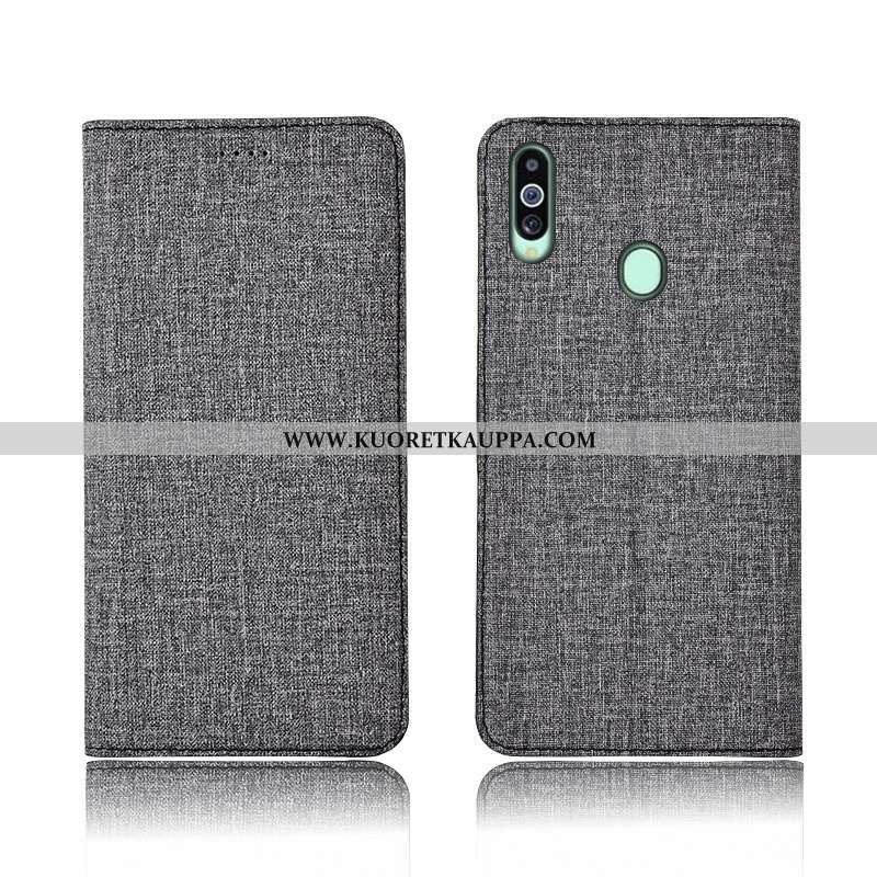 Kuori Samsung Galaxy A20s, Kuoret Samsung Galaxy A20s, Kotelo Samsung Galaxy A20s Pellava Nahkakuori