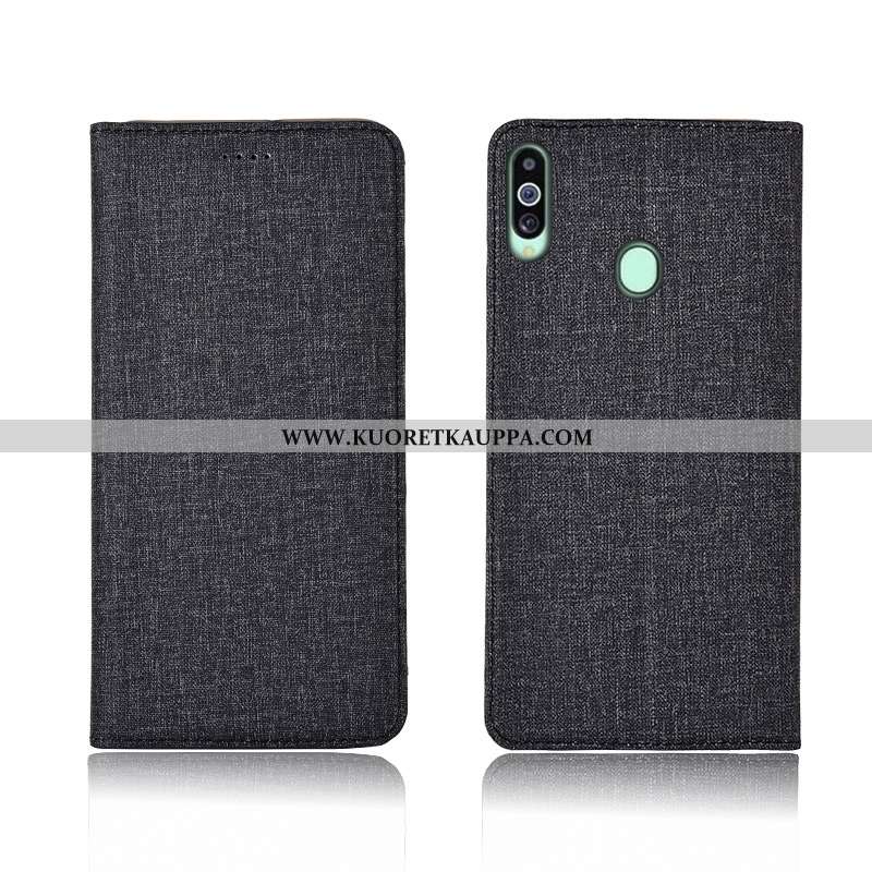 Kuori Samsung Galaxy A20s, Kuoret Samsung Galaxy A20s, Kotelo Samsung Galaxy A20s Pellava Nahkakuori