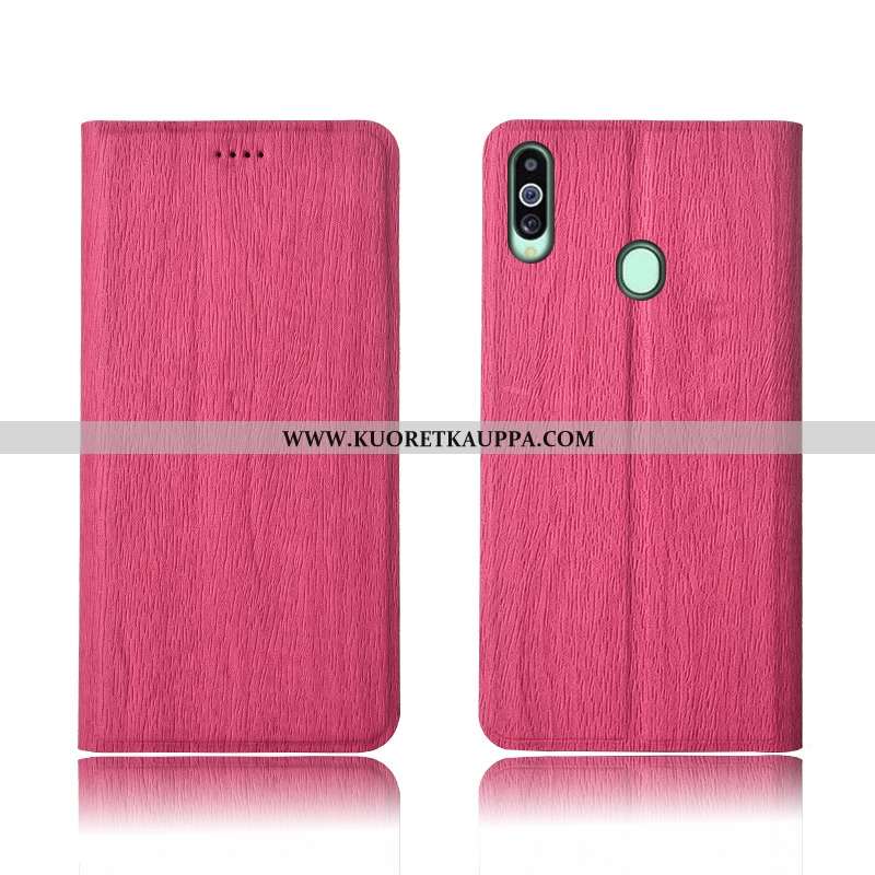 Kuori Samsung Galaxy A20s, Kuoret Samsung Galaxy A20s, Kotelo Samsung Galaxy A20s Pesty Suede Kukkak