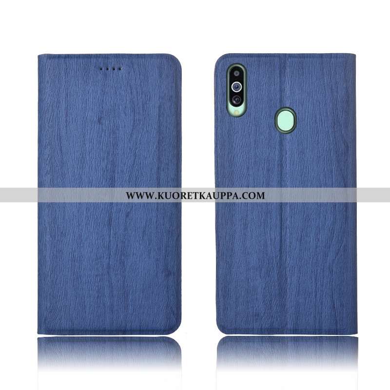 Kuori Samsung Galaxy A20s, Kuoret Samsung Galaxy A20s, Kotelo Samsung Galaxy A20s Pesty Suede Kukkak