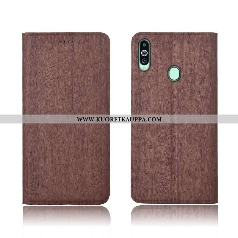 Kuori Samsung Galaxy A20s, Kuoret Samsung Galaxy A20s, Kotelo Samsung Galaxy A20s Pesty Suede Kukkak