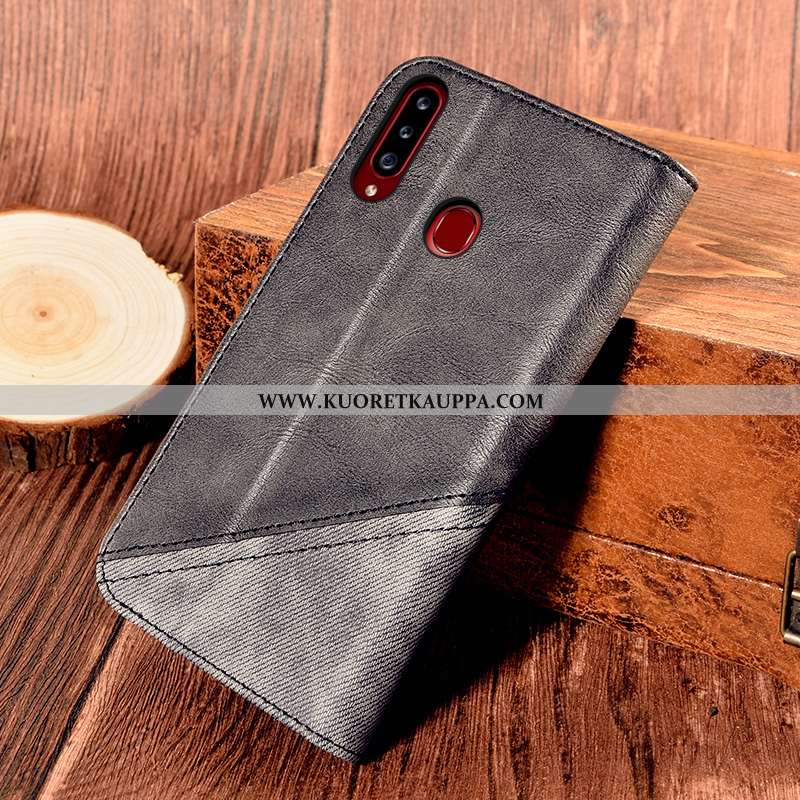 Kuori Samsung Galaxy A20s, Kuoret Samsung Galaxy A20s, Kotelo Samsung Galaxy A20s Suojaus Nahkakuori