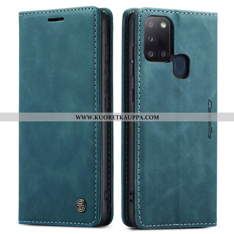 Kuori Samsung Galaxy A21s, Kuoret Samsung Galaxy A21s, Kotelo Samsung Galaxy A21s Aito Nahka Silikon