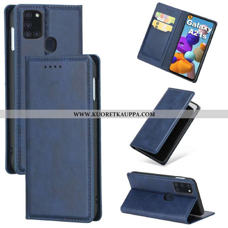 Kuori Samsung Galaxy A21s, Kuoret Samsung Galaxy A21s, Kotelo Samsung Galaxy A21s Kukkakuvio Nahkaku