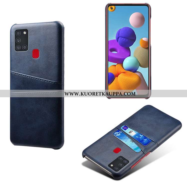 Kuori Samsung Galaxy A21s, Kuoret Samsung Galaxy A21s, Kotelo Samsung Galaxy A21s Nahka Kukkakuvio P